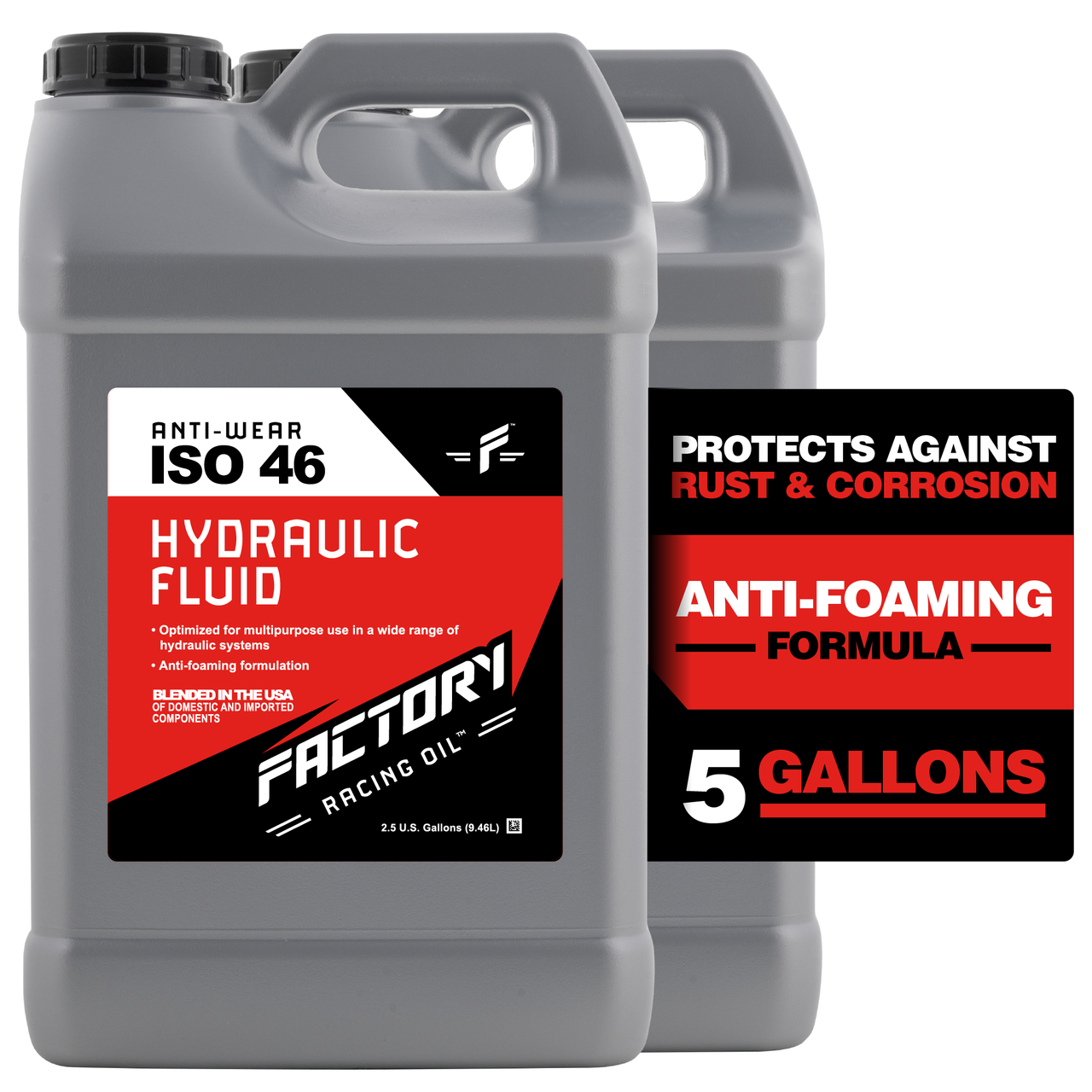214803 Twin Pack Anti-Wear ISO 46 Hydraulic Fluid - 5 Gallons (2x2.5 Gal bottles)