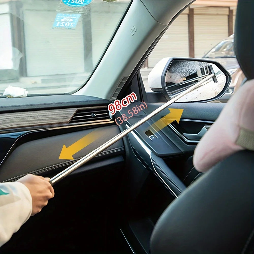 1pc car rearview mirror wiper telescopic car rearview mirror wiper