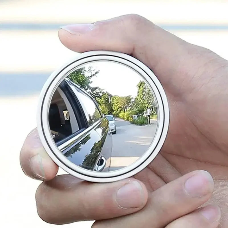2Pcs 360 Degree Adjustable Blind Spot Mirror Car Auxiliary Rearview