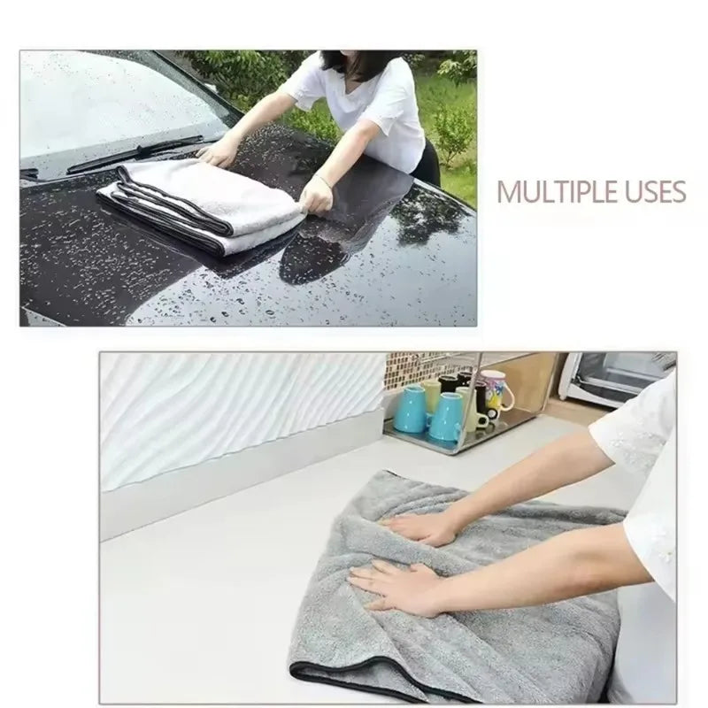 Microfiber Towel Car Wash Accessories Super Absorbency Car Cleaning