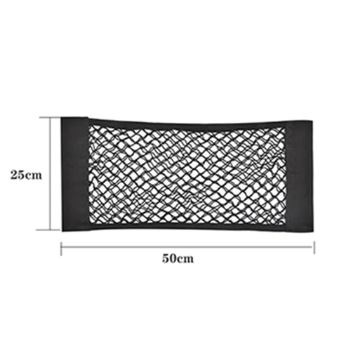 Car Seat Back Organizer Trunk Net Mesh Pocket Elastic String Net Magic