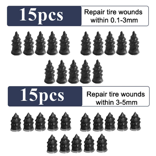 10/20/30pcs Car Vacuum Tyre Repair Nail Set Motorcycle Tire Puncture