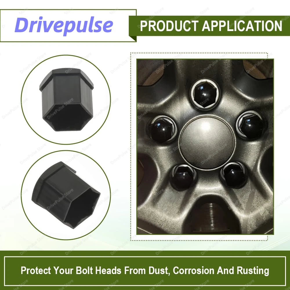 20PCS Universal Wheel Nut Covers 17/19/21mm - ust-proof wheel bolt