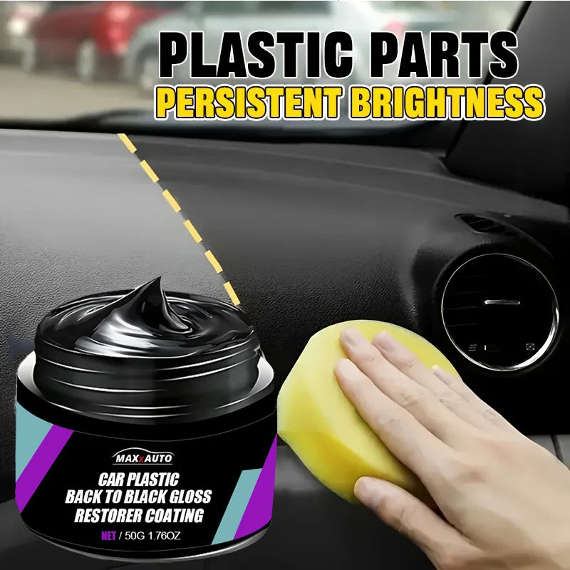 Car Plastic Restorer Back to Black Gloss Long-Lasting Coating Leather