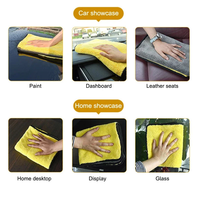 High-end Microfiber Towel Car Wash Towel Detailing Cleaning Cloth Car