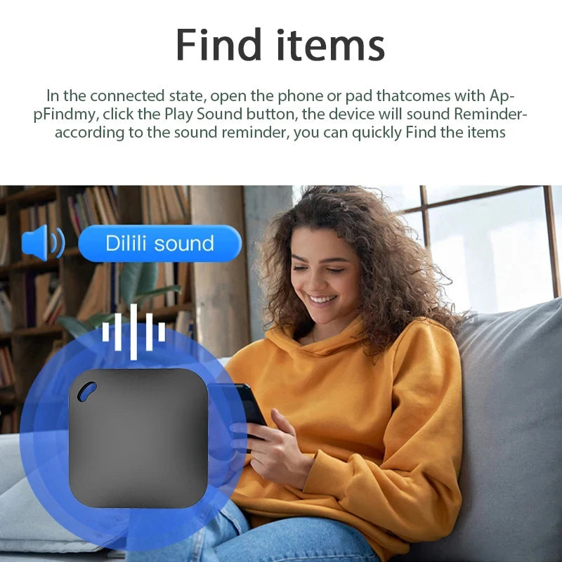 Smart GPS Tracker Works With Apple Find My APP iTag Pet Kids Luggage