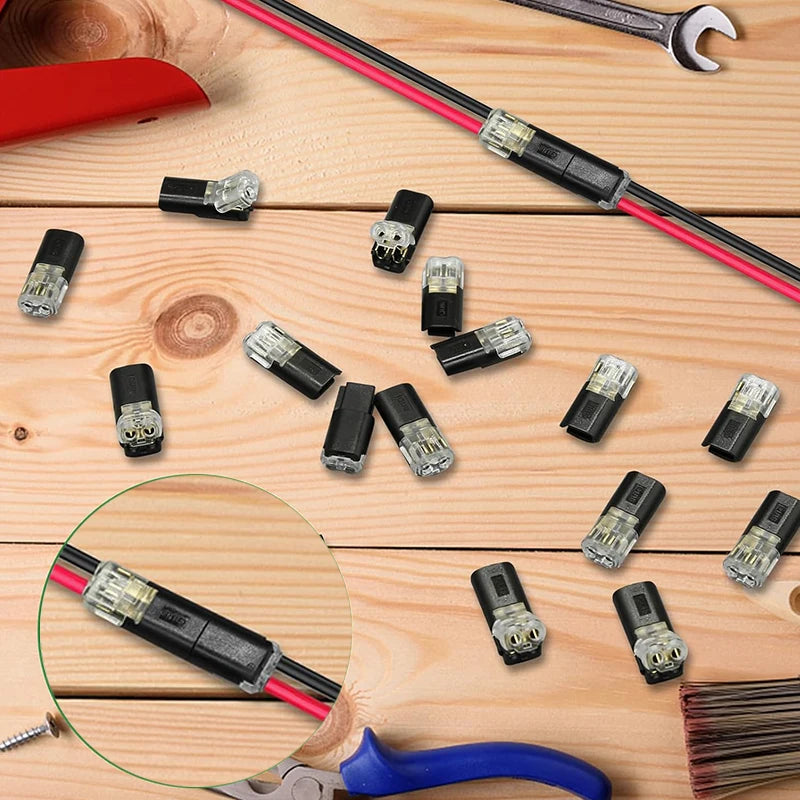 10PCS 2 Pin Way Plug  Automotive Electrical Connector Strip Terminal