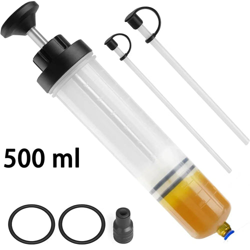 Manual automotive engine oil pump, syringe type, suitable for