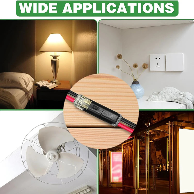 10PCS 2 Pin Way Plug  Automotive Electrical Connector Strip Terminal