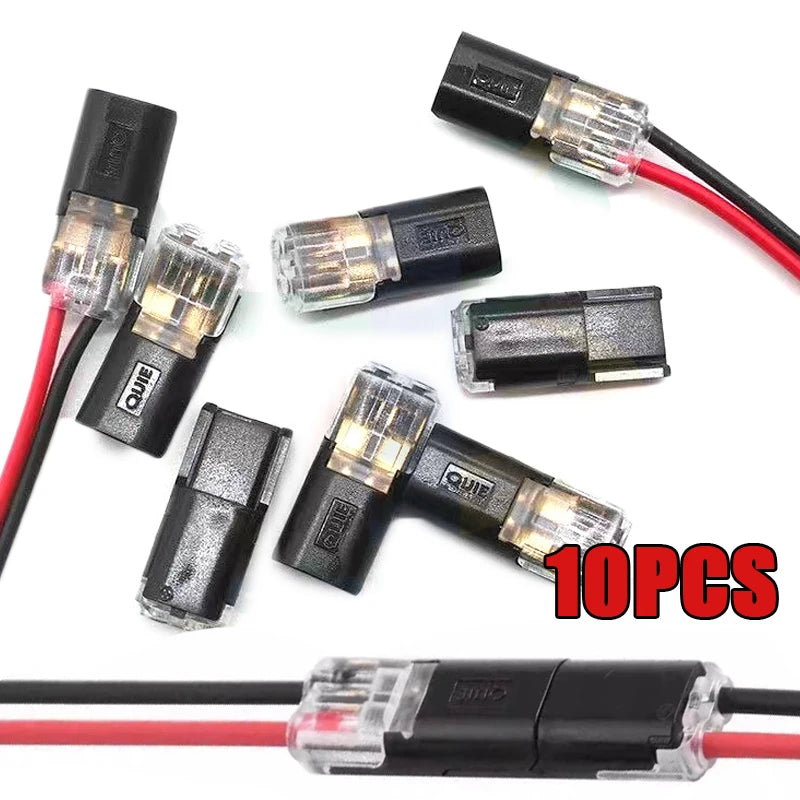10PCS 2 Pin Way Plug  Automotive Electrical Connector Strip Terminal