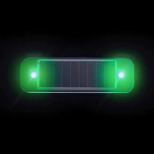 Mini LED Solar Power Car Warning Light Night Security Simulated Alarm
