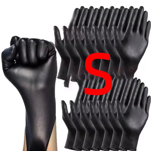 10/20/50/100PCS Bagged Disposable Gloves Black Disposable Gloves