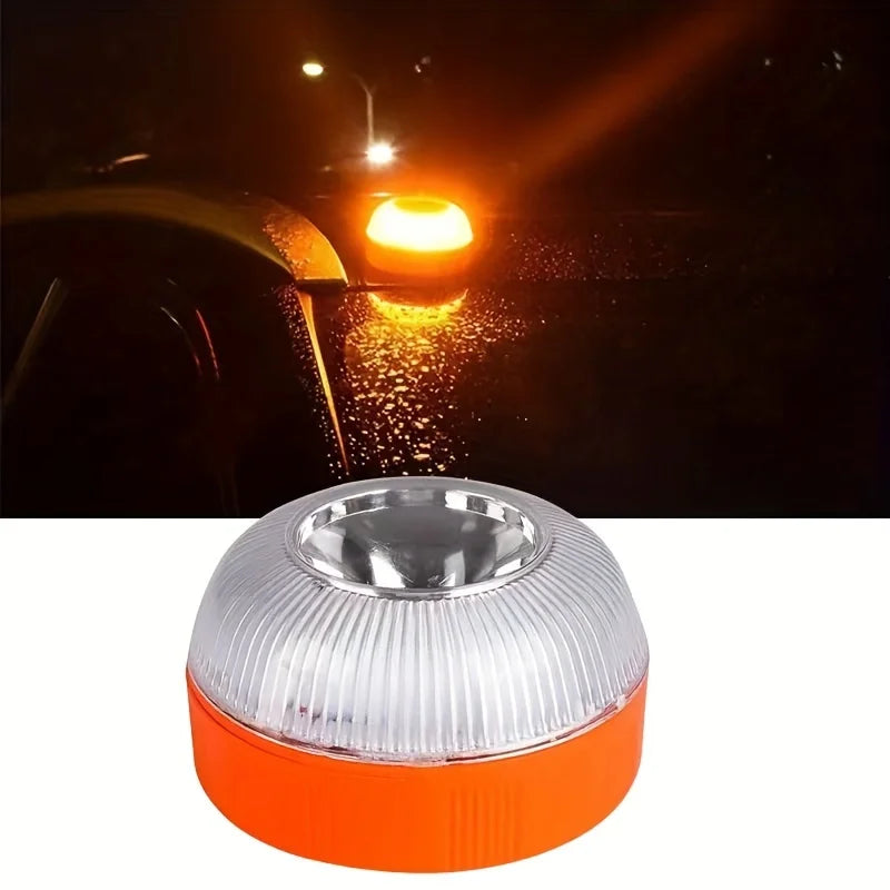 Led Car Emergency Light Flashlight Magnetic Induction Strobe Road