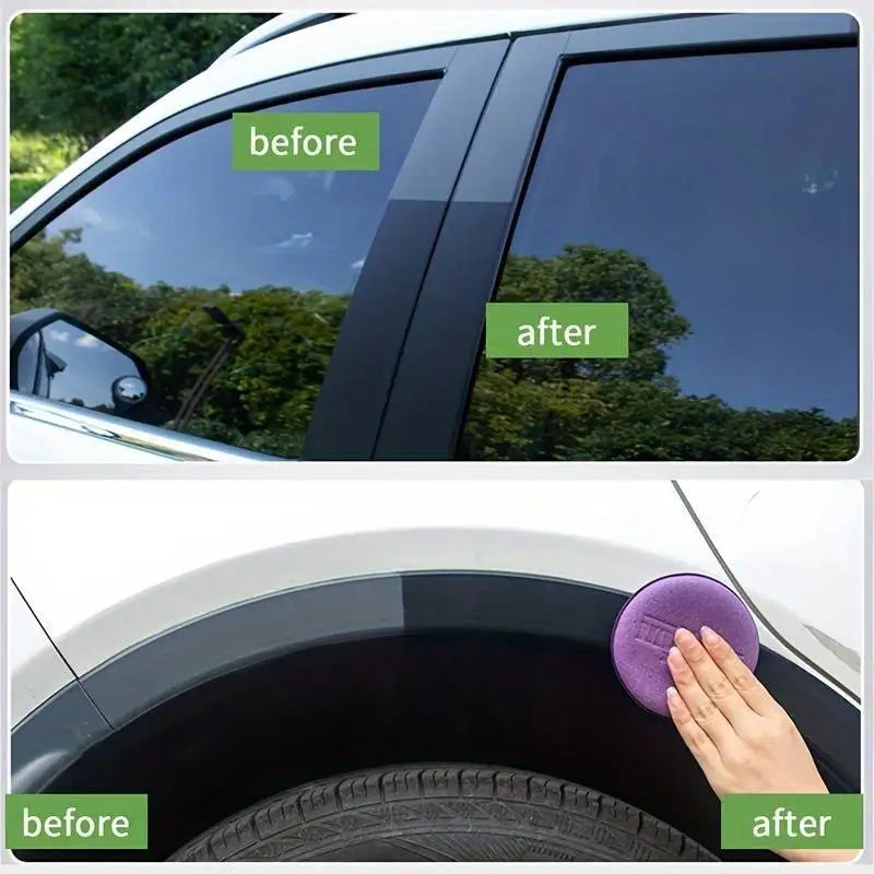 Car Plastic Restorer Back to Black Gloss Long-Lasting Coating Leather