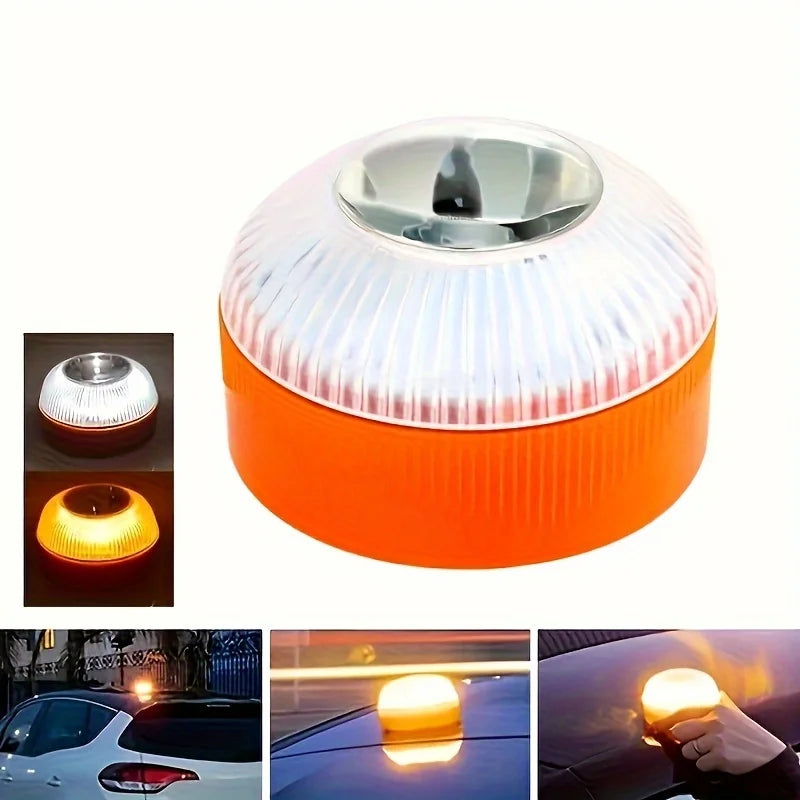 Led Car Emergency Light Flashlight Magnetic Induction Strobe Road