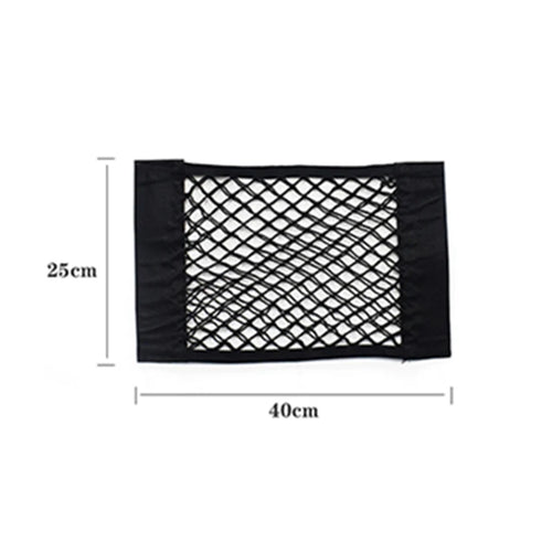 Car Seat Back Organizer Trunk Net Mesh Pocket Elastic String Net Magic
