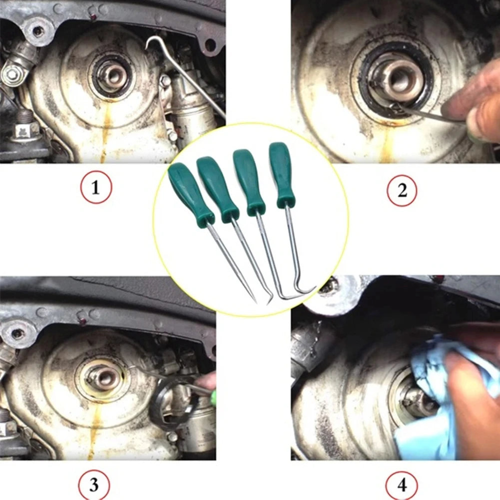 Car Auto Vehicle Oil Seal Screwdrivers Set 4Pcs 135mm O-Ring Seal