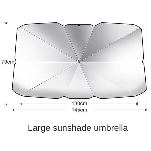 LEIBOO Car Sunshade Umbrella Car Sun Shade Protector Parasol Summer