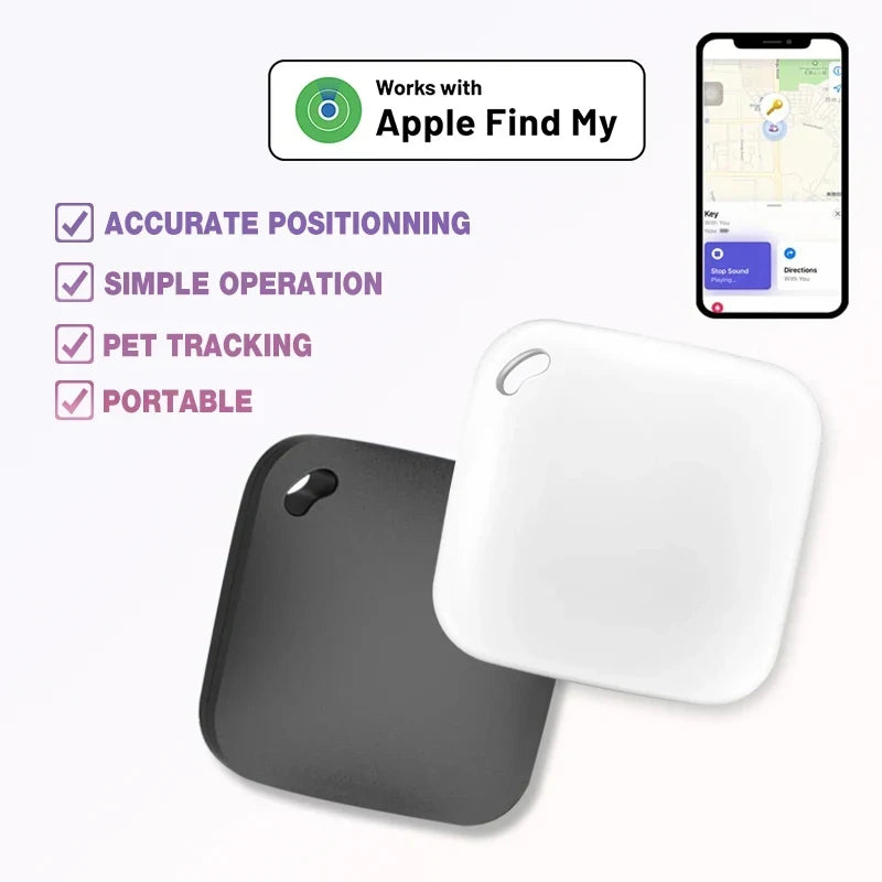 Smart GPS Tracker Works With Apple Find My APP iTag Pet Kids Luggage