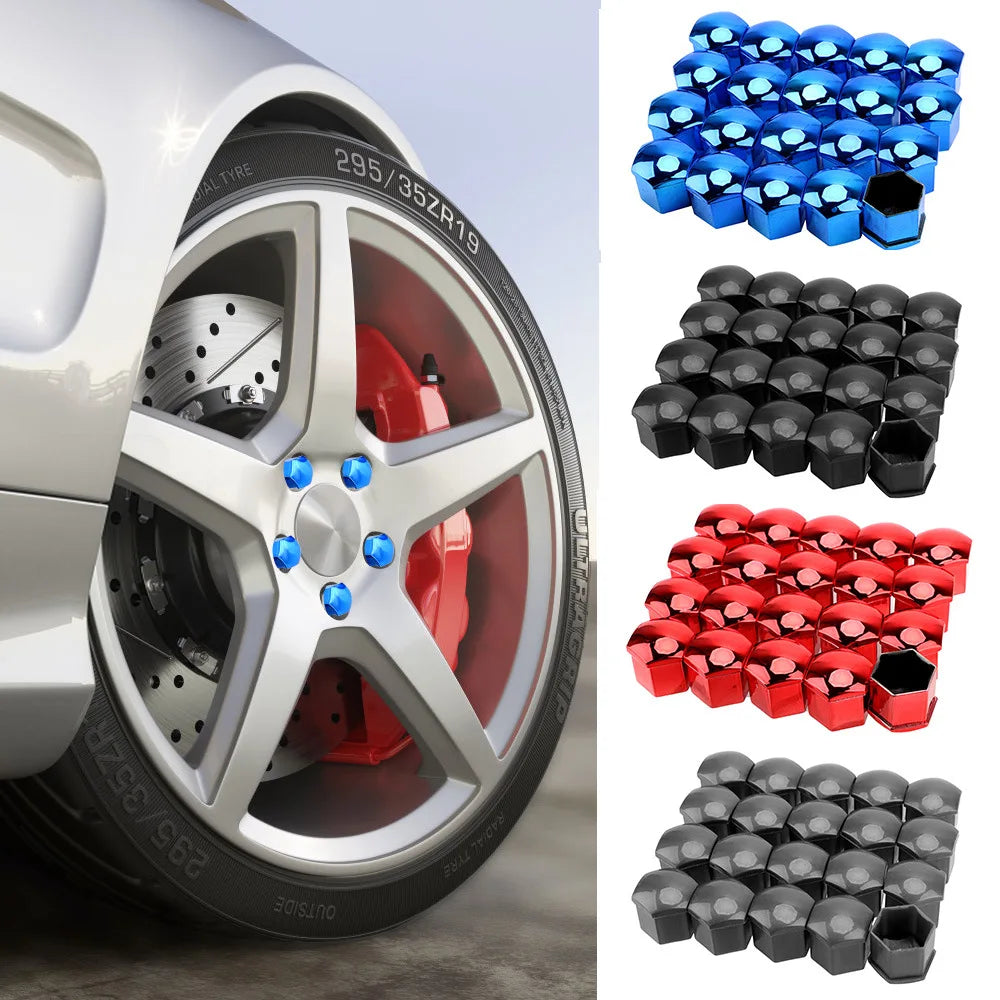 New 20Pcs 17/19/21mm Car Wheel Nut Bolt Head Cover Cap Protective Bolt
