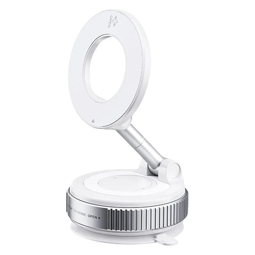 New foldable vacuum adsorption magnetic car phone holder 2025 suction