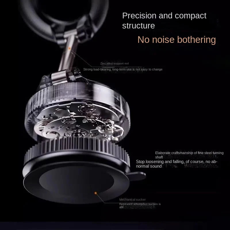 New foldable vacuum adsorption magnetic car phone holder 2025 suction