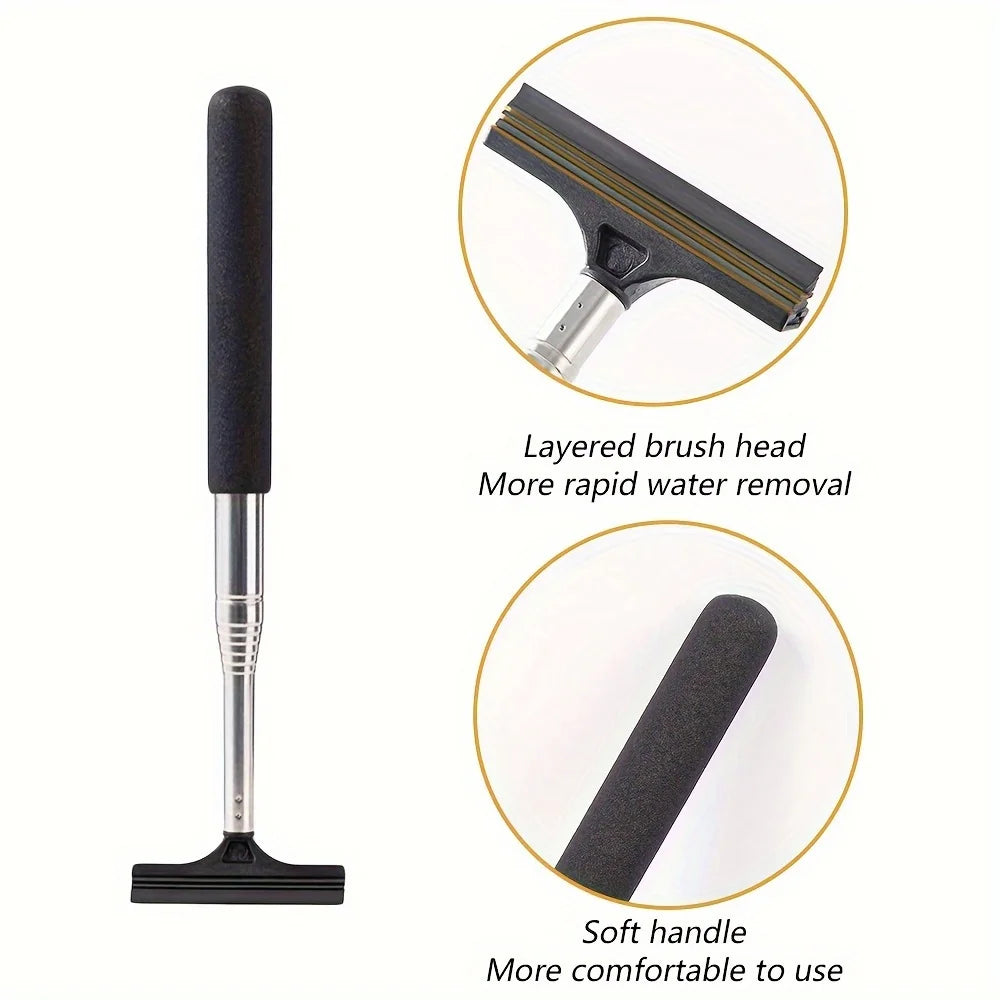 1pc car rearview mirror wiper telescopic car rearview mirror wiper