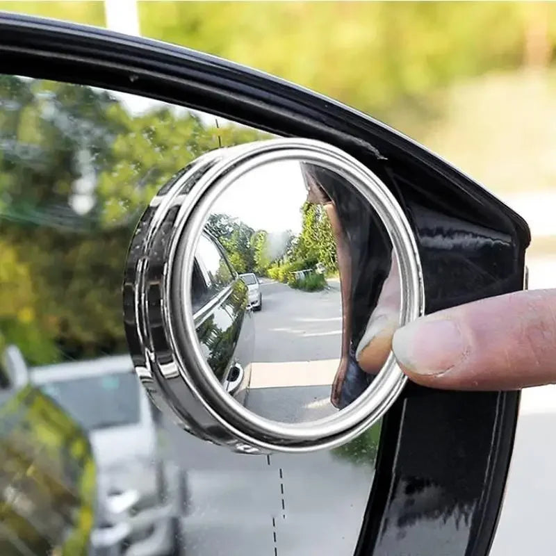 2Pcs 360 Degree Adjustable Blind Spot Mirror Car Auxiliary Rearview