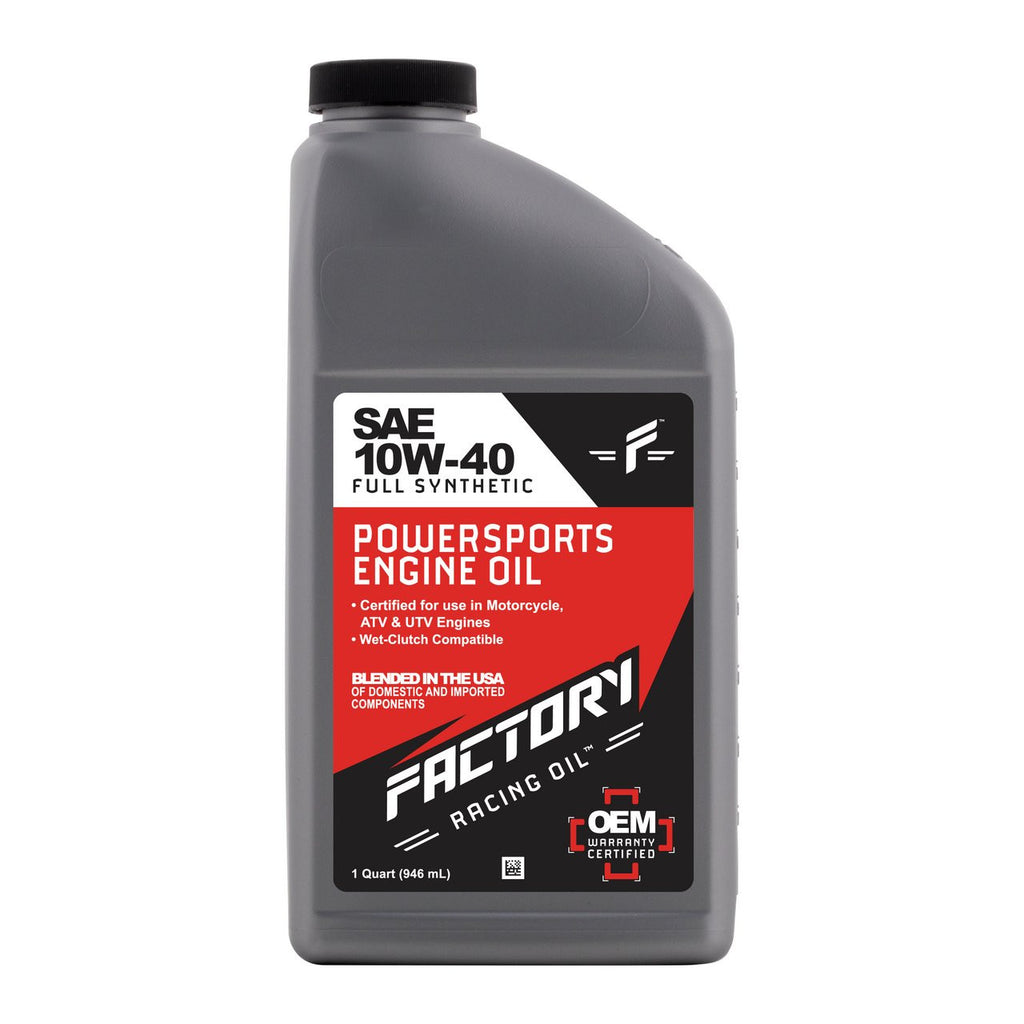 10W-40 Full Synthetic 1.5 Quart Oil Change Kit fits Suzuki GN125 ALT125 LT125 LT185